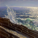 Art by Alaskan Artist David Rosenthal Pemaquid Point